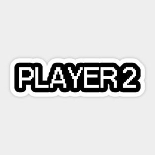 Funny Video Games Player 2 Sticker